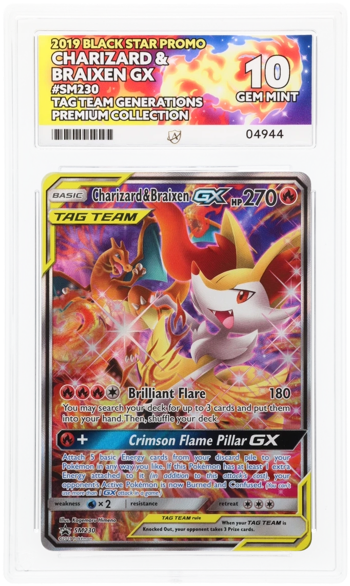 Charizard & Braixen GX - ACE 10 (Front)