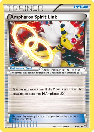 Ampharos Spirit Link 70/98 - XY Ancient Origins Reverse Holofoil