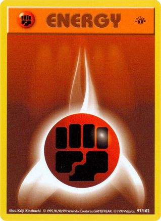 pokemon first edition energy card Fighting 97 Store Pick-up Locations:Pick Up from GameXtreme SM Makati Japanese Display (Doesnt count as a Gengar #15 - Top