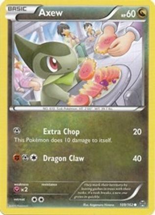 Axew (109) 109/162 - XY BREAKthrough Reverse Holofoil