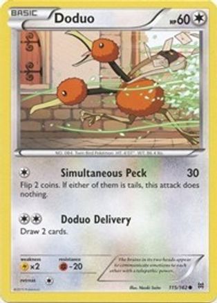 Doduo (115) 115/162 - XY BREAKthrough