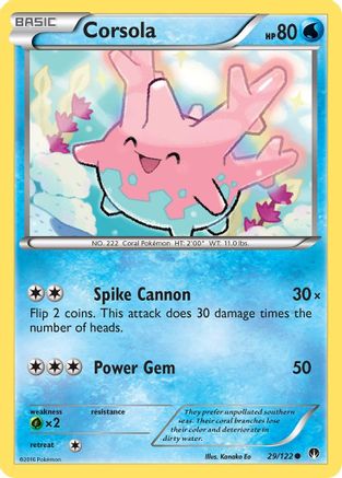 Corsola 29/122 - XY BREAKpoint