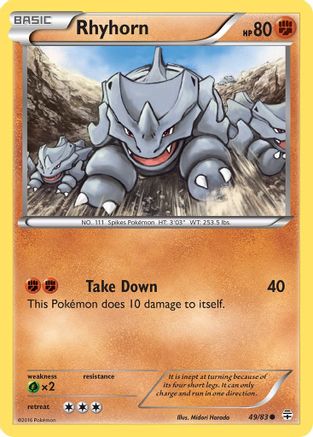 Rhyhorn 49/83 - Generations Reverse Holofoil