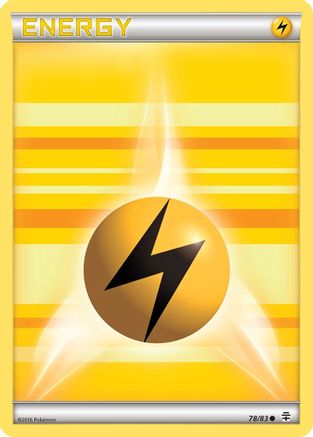 Lightning Energy 78/83 - Generations Reverse Holofoil