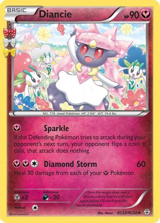Diancie RC22/83 - Generations Radiant Collection Holofoil