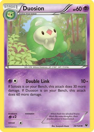 Duosion 34/124 - XY Fates Collide