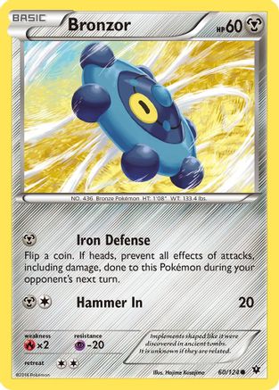 Bronzor 60/124 - XY Fates Collide
