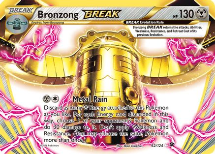 Bronzong BREAK 62/124 - XY Fates Collide Holofoil