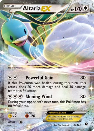 Altaria EX 83/124 - XY Fates Collide Holofoil