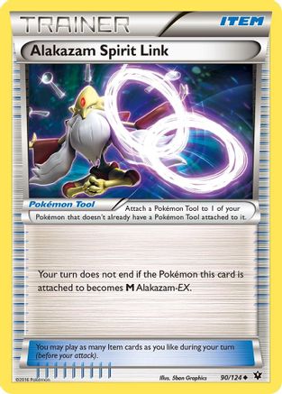 Alakazam Spirit Link 90/124 - XY Fates Collide