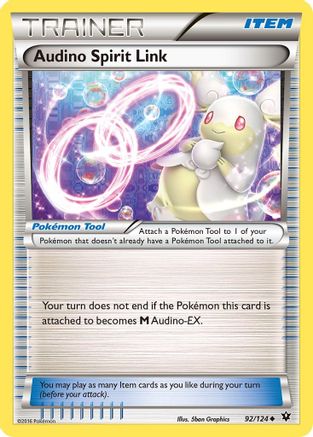 Audino Spirit Link 92/124 - XY Fates Collide Reverse Holofoil