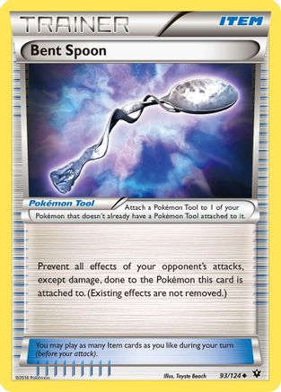 Bent Spoon 93/124 - XY Fates Collide Reverse Holofoil