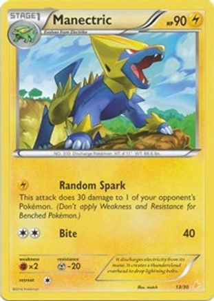 Manectric (13) 13 - XY Trainer Kit Pikachu Libre & Suicune