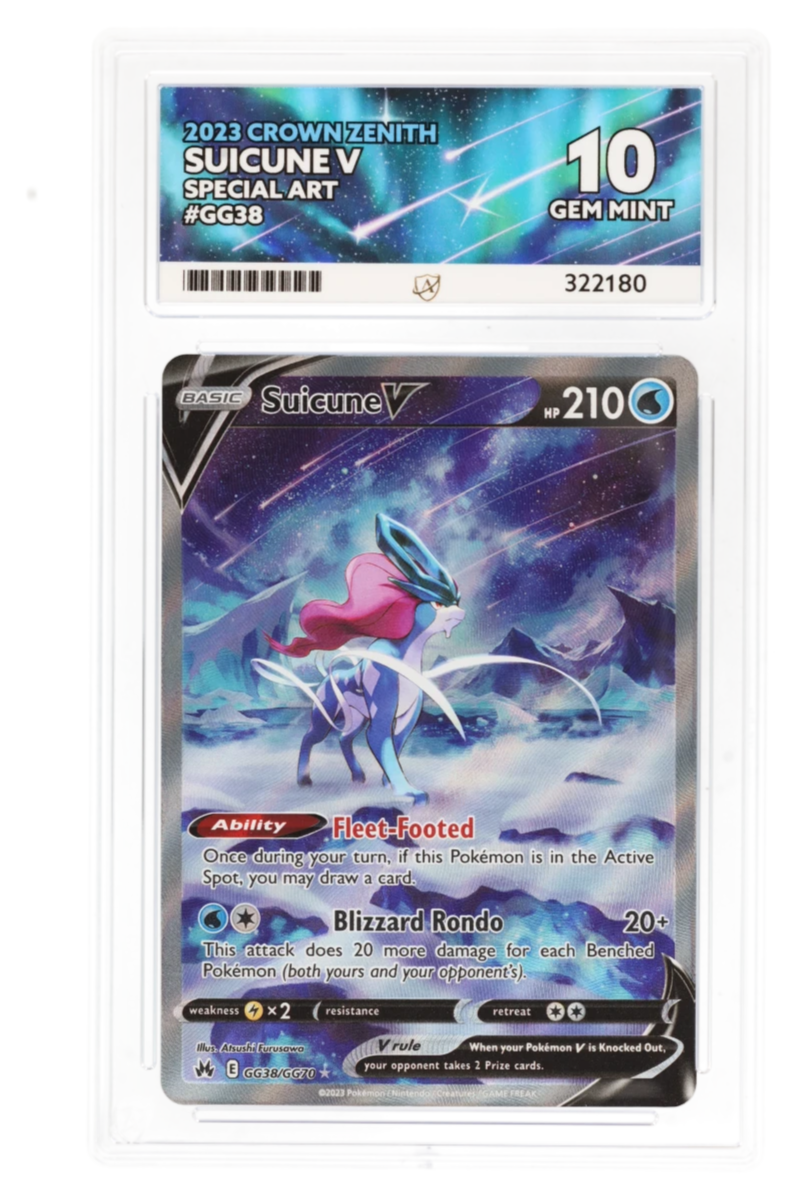 Suicune V GG38/GG70 - ACE 10 - Crown Zenith