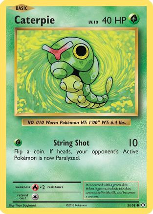 Caterpie 3/108 - XY Evolutions