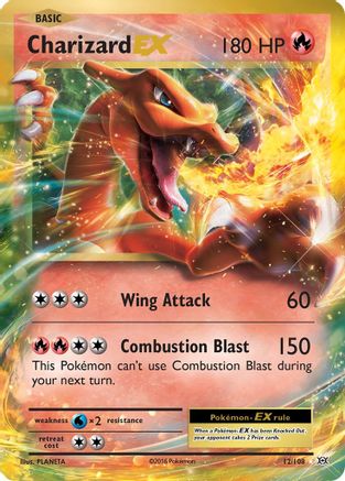 Charizard EX 12/108 - XY Evolutions Holofoil