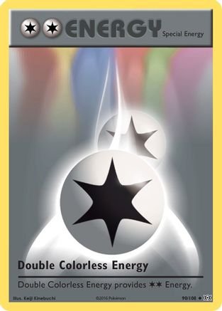 Double Colorless Energy 90/108 - XY Evolutions Reverse Holofoil