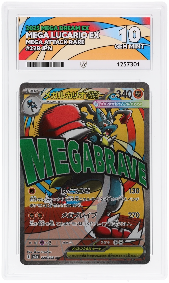 ACE 10 - Mega Lucario EX - 228 - MAR - Pokemon