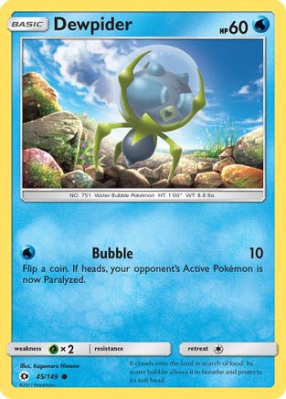 Dewpider 45/149 - SM Base Set