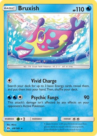 Bruxish 48/149 - SM Base Set