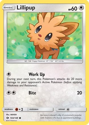 Lillipup 103/149 - Sun & Moon