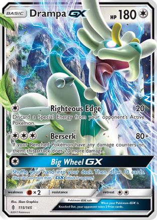 Drampa GX 115/145 - SM Guardians Rising Holofoil