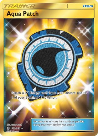 Aqua Patch (Secret) 161/145 - SM Guardians Rising Holofoil