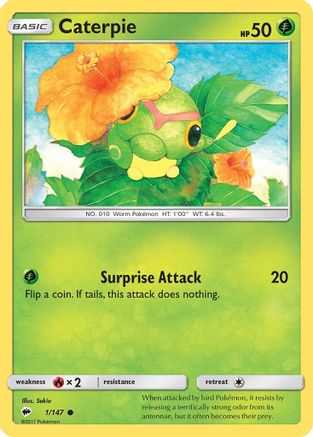 Caterpie 1/147 - SM Burning Shadows