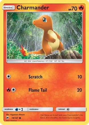 Charmander 18/147 - SM Burning Shadows