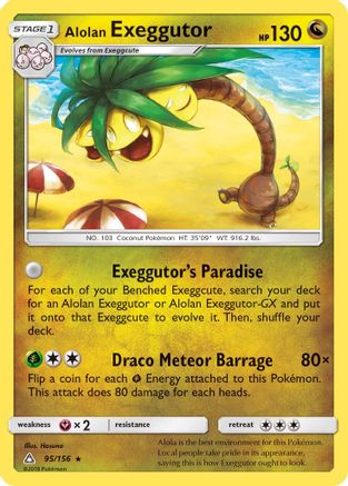 Alolan Exeggutor 95/156 - SM Ultra Prism