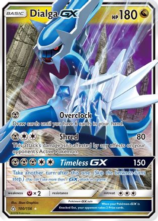 Dialga GX 100/156 - SM Ultra Prism Holofoil