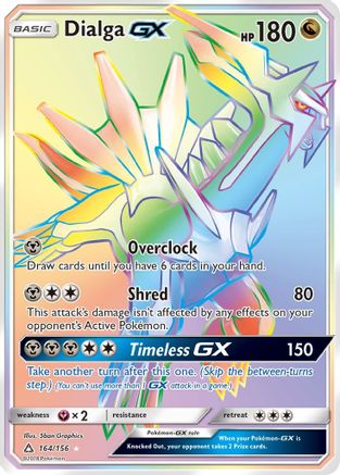 Dialga GX (Secret Rare) 164/156 - SM Ultra Prism Holofoil