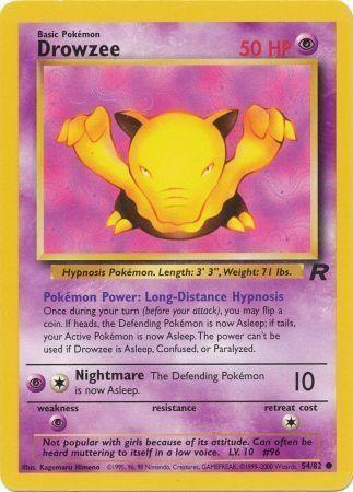 Drowzee 54/82 - Team Rocket Unlimited