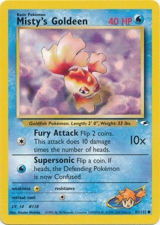 Misty's Goldeen 85/132 - Gym Heroes Unlimited