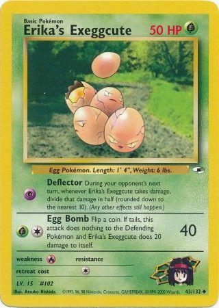 Erika's Exeggcute 43/132 - Gym Heroes Unlimited