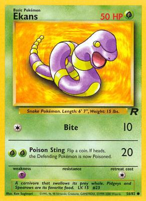 Ekans 56/82 - Team Rocket Unlimited