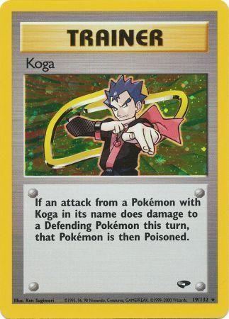 Koga 19/132 - Gym Challenge Unlimited Holofoil