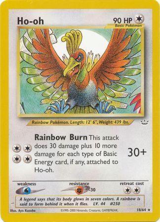 Ho-oh 18/64 - Neo Revelation Unlimited