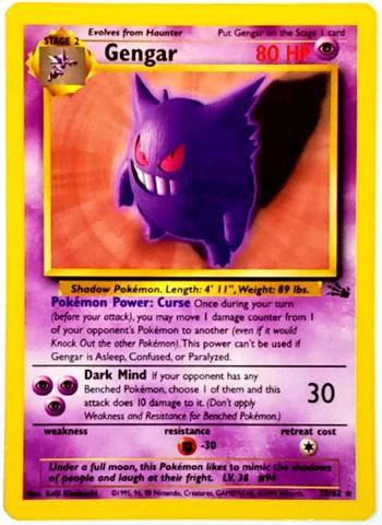 Gengar 20/62 - Fossil Unlimited