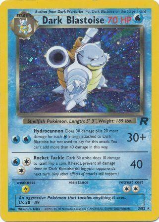 Dark Blastoise 3/82 - Team Rocket Unlimited Holofoil