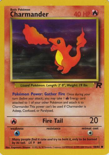 Charmander 50/82 - Team Rocket Unlimited