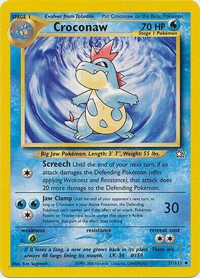 Croconaw (31) 31/111 - Neo Genesis Unlimited