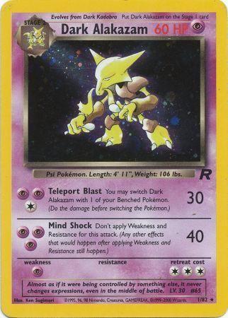 Dark Alakazam 1/82 - Team Rocket Unlimited Holofoil