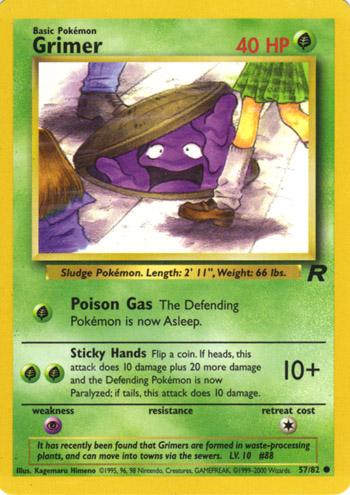 Grimer 57/82 - Team Rocket Unlimited