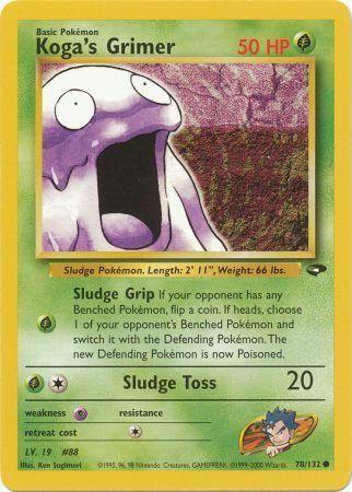 Koga's Grimer 78/132 - Gym Challenge Unlimited