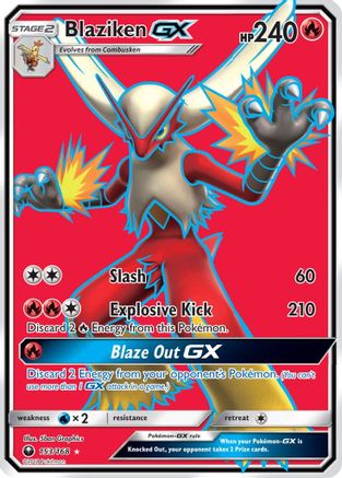 Blaziken GX (Full Art) 153/168 - SM Celestial Storm Holofoil