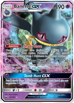 Banette GX 66/168 - SM Celestial Storm Holofoil