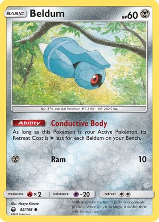 Beldum (92) 92/168 - SM Celestial Storm