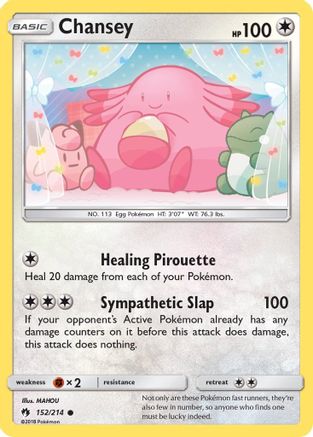 Chansey 152/214 - SM Lost Thunder