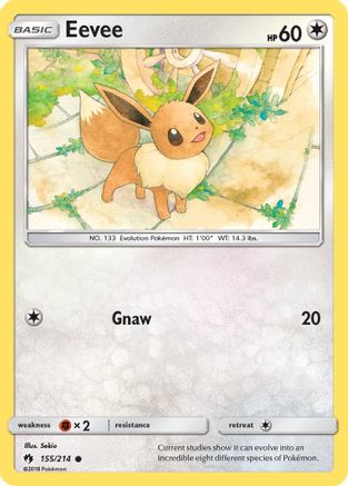Eevee 155/214 - SM Lost Thunder